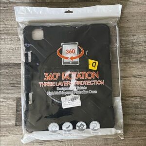 IPad NWT Pro Black 360° Rotation 12.9 Tablet Case